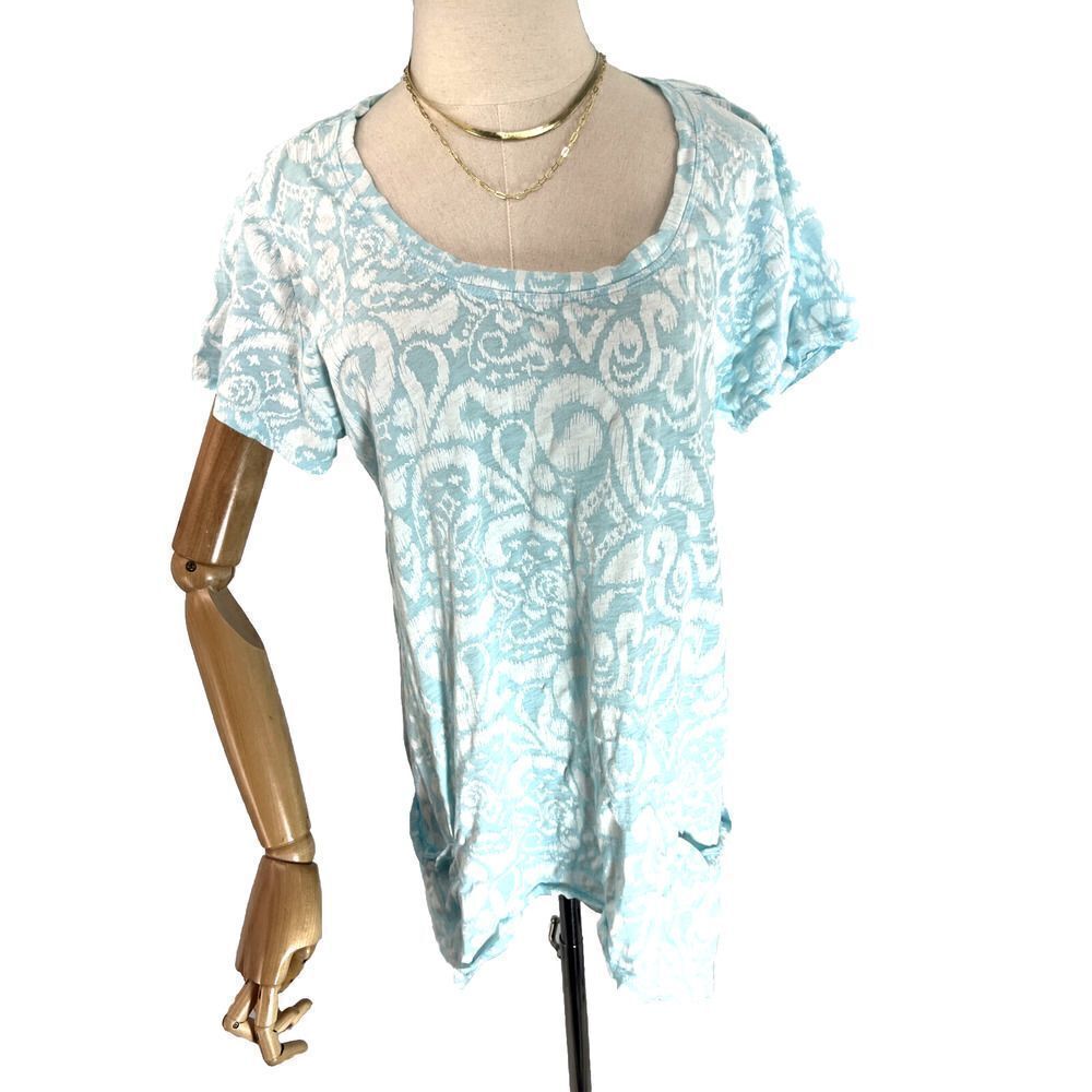 Fresh Produce Shirt Cut Out Back‎ Shoulders Wander Twin Short Sleeves XL - Picture 13 of 13